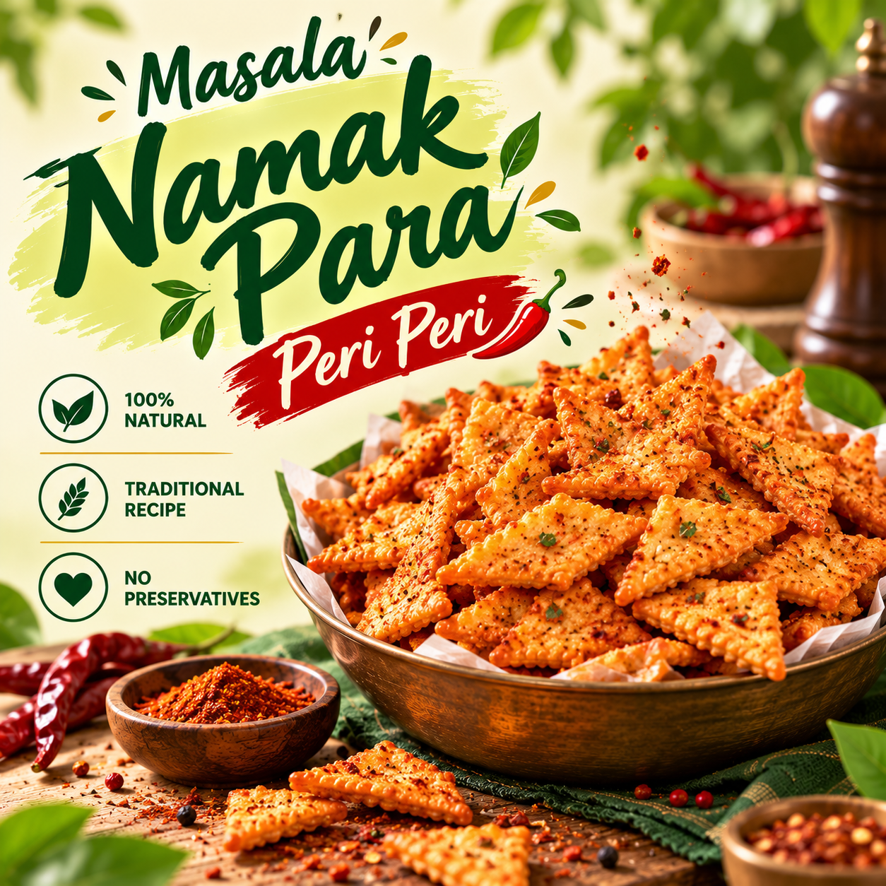 Namak Para Peri - Peri (Pack of 2)